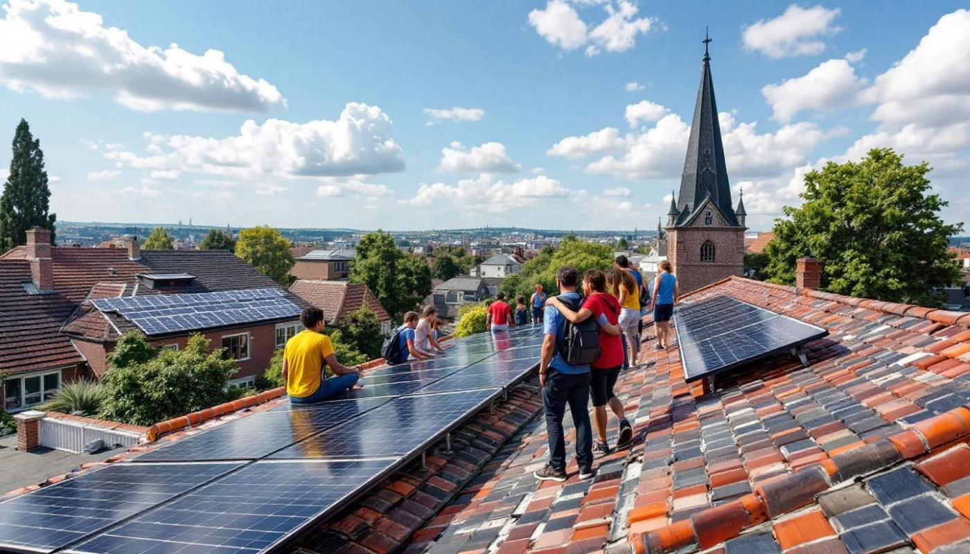 Impact environnemental et économique des panneaux solaires dans les communautés d'énergie